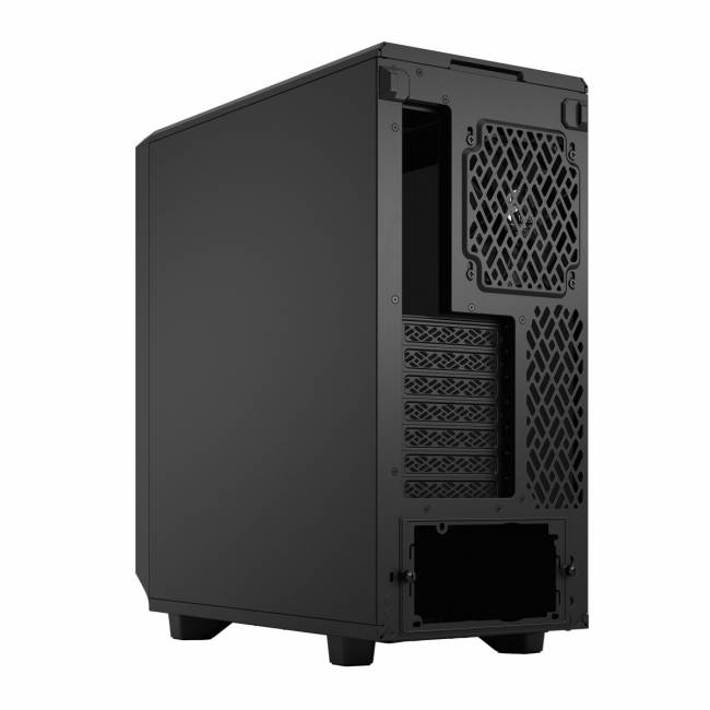 Корпус ПК без блока питания Fractal Design Case Meshify 2 Compact Black, Dark Tempered Glass — для бизнеса и офиса