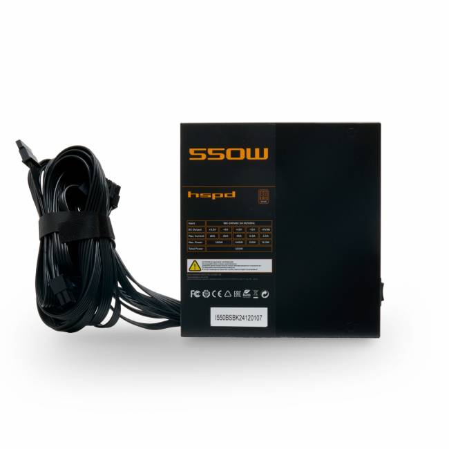 Блок питания HSPD HSI-550BS-BK — для бизнеса и офиса Блок питания HSPD HSI-550BS-BK — для бизнеса и офиса