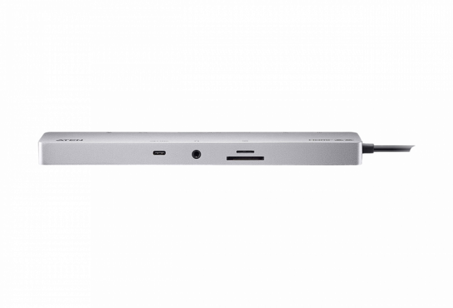 Многопортовая док-станция 11-в-1 с портом USB-C и функцией сквозной передачи питания (Power Pass-Through) ATEN UH3240 — для бизнеса и офиса