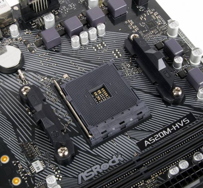 Материнская плата ASRock A520M-HVS — для бизнеса и офиса Материнская плата ASRock A520M-HVS — для бизнеса и офиса