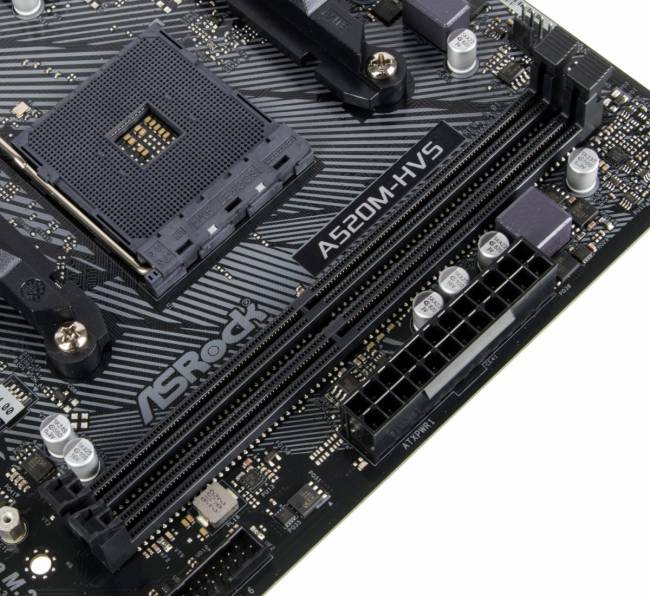 Материнская плата ASRock A520M-HVS — для бизнеса и офиса Материнская плата ASRock A520M-HVS — для бизнеса и офиса