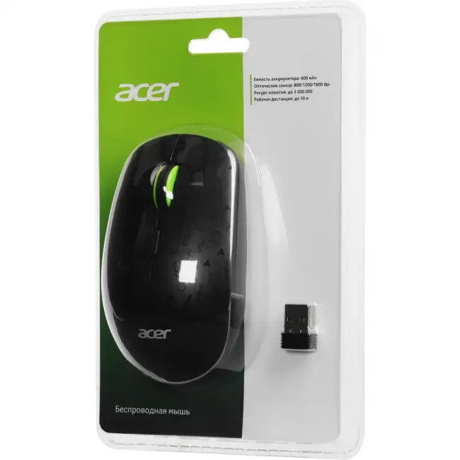 Мышь компьютерная ACER OMR307 (ZL.MCECC.022) — для бизнеса и офиса Мышь компьютерная ACER OMR307 (ZL.MCECC.022) — для бизнеса и офиса