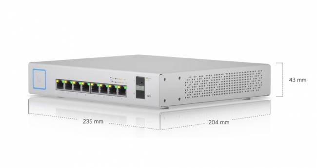 Коммутатор Ubiquiti US-8-150W — для бизнеса и офиса