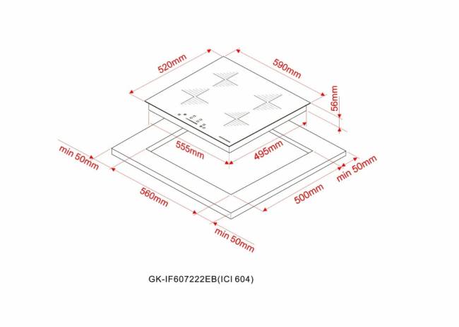 Варочная поверхность Kuppersberg KUPPERSBERG ICI 604 — для бизнеса и офиса