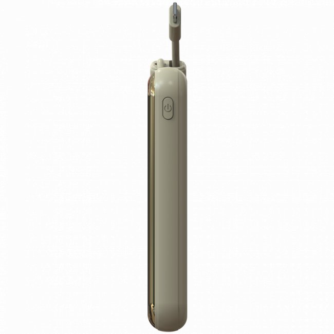 Портативный аккумулятор TOLT Lit KC16, 10000mAh, 22,5W, fast charging and PD, beige, CCC TÖLT KC16 — для бизнеса и офиса