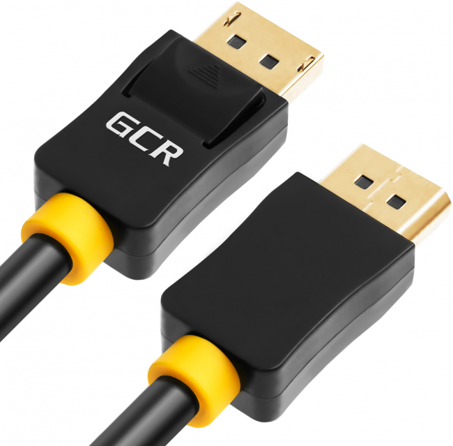 Greenconnect Кабель 1.0m DisplayPort v1.2, 20M/20M, черный, 28/28 AWG, GCR-DP2DP-1.0m Greenconnect DisplayPort (m) - DisplayPort (m) 1м