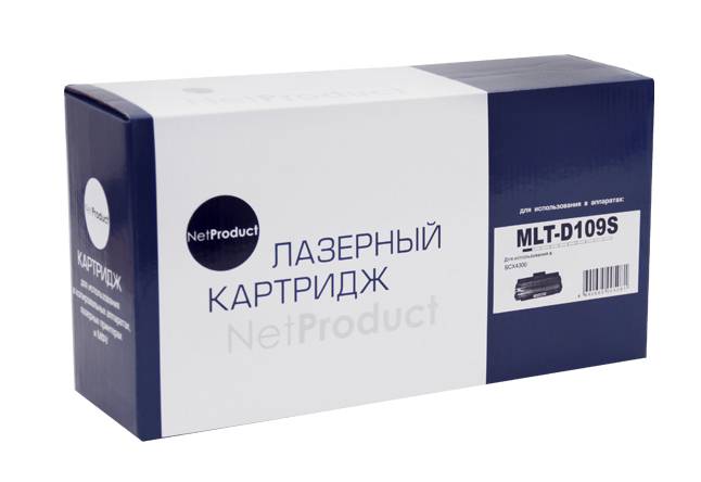 Картридж NetProduct (N-MLT-D109S) для Samsung SCX-4300/4310/4315, 2K — для бизнеса и офиса