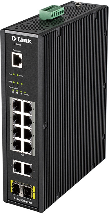 Коммутатор D-Link DIS-200G-12PS/A2A