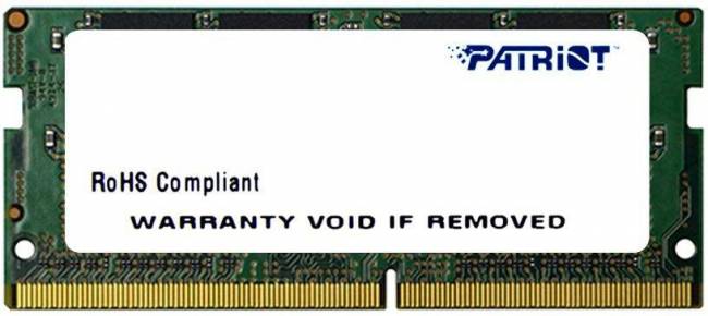 Память DDR4 16Gb 2666MHz Patriot PSD416G26662S — для бизнеса и офиса Память DDR4 16Gb 2666MHz Patriot PSD416G26662S — для бизнеса и офиса