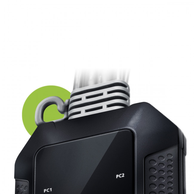 KVM-переключатель ATEN CS22H [CS22H-AT] кабельный, 2 порта, USB, 4K HDMI, пульт удаленного переключения порта ATEN CS22H