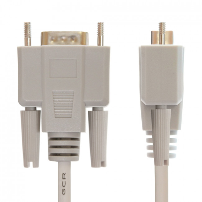 Greenconnect Кабель 3.0m 0-модемный COM RS-232 линковочный, DB9/DB9  9M/9M, серый, 30 AWG, GCR-DB902-3m Greenconnect COM(RS232) 9M - COM(RS232) 9M 3m — для бизнеса и офиса