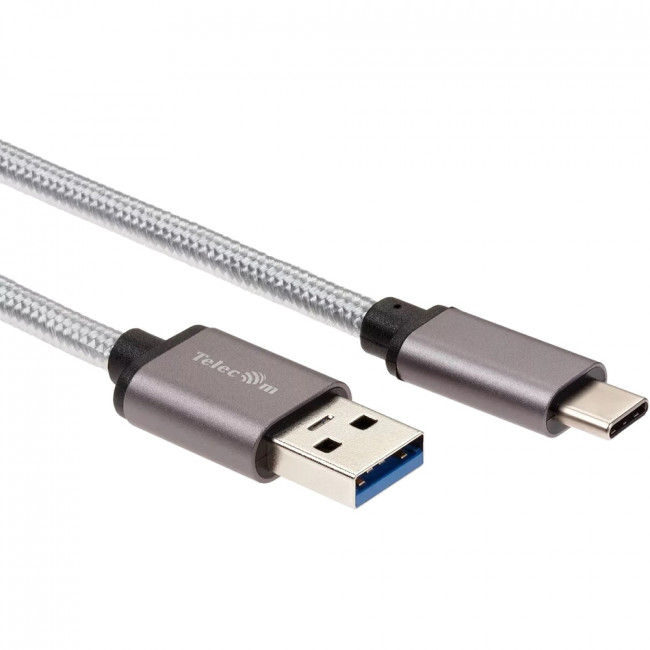 Кабель-адаптер USB 3.1 Type-Cm --> USB 3.0 Am, 2метра  Telecom <TC403M-2M> Адаптер-переходник Telecom USB 3.1 Type C M/USB 3.0 Type A M(TC403M-2M)