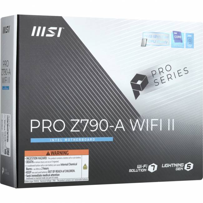 Материнская плата MSI PRO Z790-A WIFI II — для бизнеса и офиса