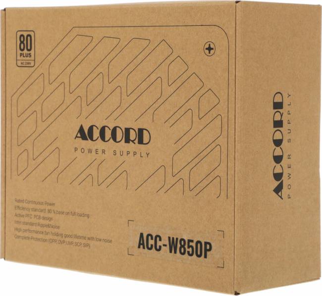 Блок питания Accord ACC-W850P — для бизнеса и офиса
