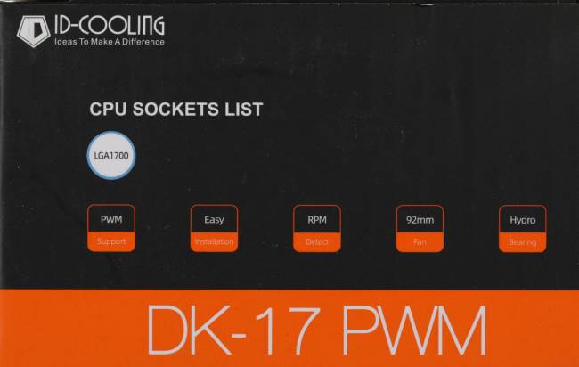 Устройство охлаждения(кулер) ID-COOLING DK-17 PWM — для бизнеса и офиса