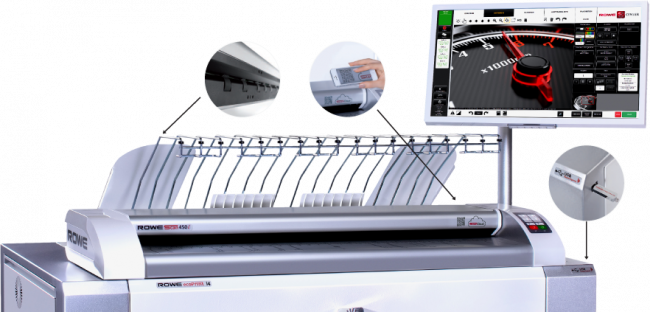 Принтер ROWE ecoPrint i4 2 рулона, 4 м/мин, стандартный выходной лоток, пусковой комплект ROWE RM50000101100