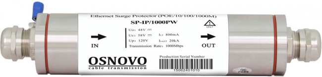 Грозозащита OSNOVO SP-IP/1000PW — для бизнеса и офиса