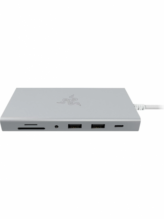 Док-станция Razer USB-C Dock - Mercury White Razer RC21-02250200-R3M1 — для бизнеса и офиса Док-станция Razer USB-C Dock - Mercury White Razer RC21-02250200-R3M1 — для бизнеса и офиса