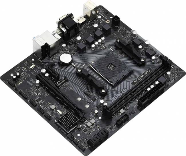 Материнская плата ASRock A520M-HDV — для бизнеса и офиса