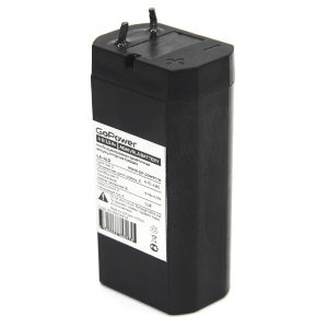 Аккумулятор свинцово-кислотный GoPower LA-410 4V 1.0Ah (1/200) GoPower LA-410 (4V / 1.0Ah)
