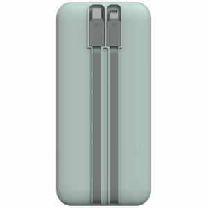 Портативный аккумулятор TOLT Lit KP128 Green, 10000mAh, 22,5W, fast charging and PD,  green, CCC TÖLT KP128 Green
