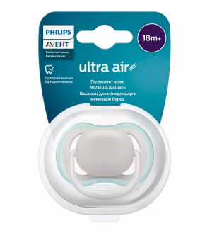 Пустышка ultra air, бежевая без рисунка, 18+ мес., 1 шт. Пустышка ultra air, бежевая без рисунка, 18+ мес., 1 шт.