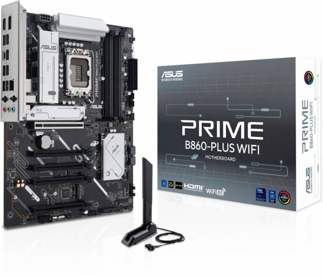 Материнская плата ASUS PRIME B860-PLUS WIFI — для бизнеса и офиса