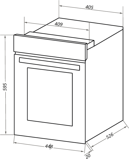Шкаф духовой электрический HOMSair OES456BK HOMSAir OES456BK — для бизнеса и офиса