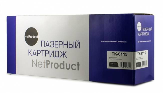 Тонер-картридж NetProduct (N-TK-6115) для Kyocera Ecosys M4125idn/M4132idn, 15K — для бизнеса и офиса