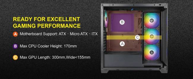 Корпус AZZA NEPTUNE CSAZ-491 — для бизнеса и офиса