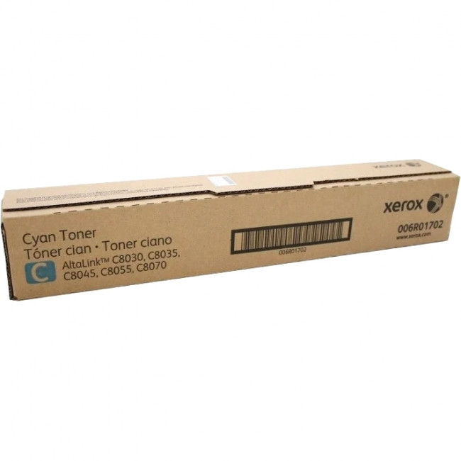 Голубой тонер-картридж  AltaLink® C80XX, 15K Xerox AltaLink (006R01702) — для бизнеса и офиса