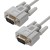Greenconnect Кабель 5.0m 0-модемный COM RS-232 линковочный, DB9/DB9  9M/9M, серый, 30 AWG, GCR-DB902-5m Greenconnect  COM(RS232) 9M -  COM(RS232) 9M 5м