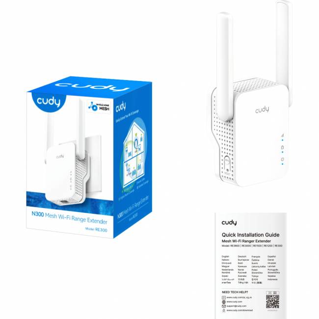 Усилитель Wi-Fi Cudy RE300 — для бизнеса и офиса