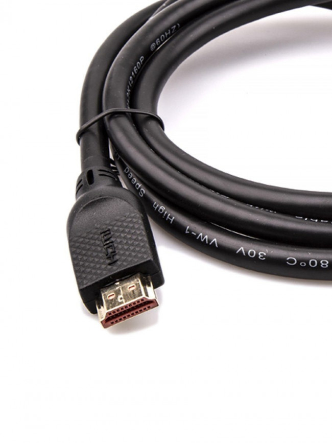 Кабель HDMI 19M/M ver 2.0, 1.5М  Aopen/Qust <ACG517-1.5M> VCOM HDMI (m) - HDMI (m) 1.5м