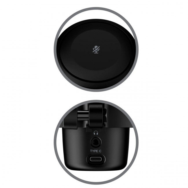 Микрофон HP HyperX DuoCast Black (4P5E2AA) — для бизнеса и офиса