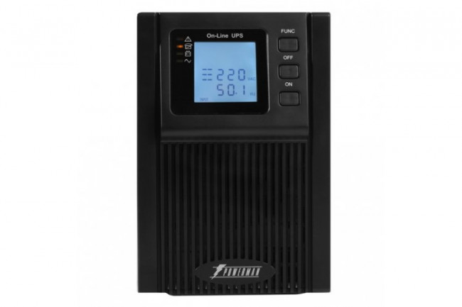 ИБП POWERMAN Online 3000, LCD, двойного преобразования, 3000ВА, 2700Вт, 2 евророзетки с резервным питанием, USB, RS232, слот SNMP, разъем EPO, внешний блок батарей (в комплект не входит),  215 х 315 х 475 мм., 8.9 кг. Powerman Online 3000 Plus