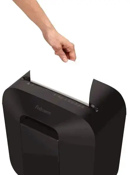 Шредер Fellowes® Powershred LX25, DIN P-4,  4х37мм, 6 лст., 11,5 лтр.,  уничт.: скрепки,скобы,карты Fellowes FS-41705 — для бизнеса и офиса