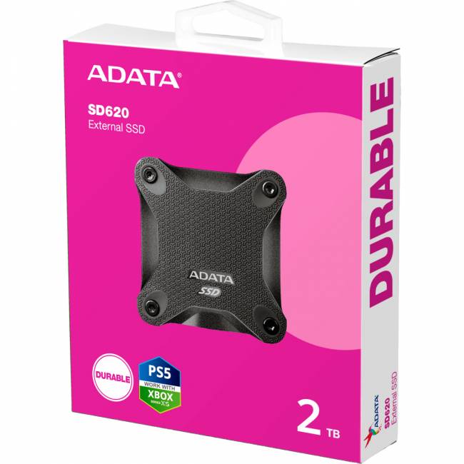 Твердотельный накопитель ADATA SD620-2TCBK — для бизнеса и офиса Твердотельный накопитель ADATA SD620-2TCBK — для бизнеса и офиса