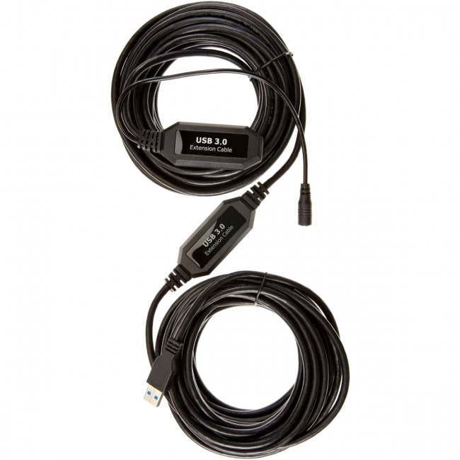 Кабель-адаптер USB3.0-repeater, удлинительный активный <Am-->Af> 15м VCOM <CU827-15M> Кабель VCOM 15 м (CU827-15M)