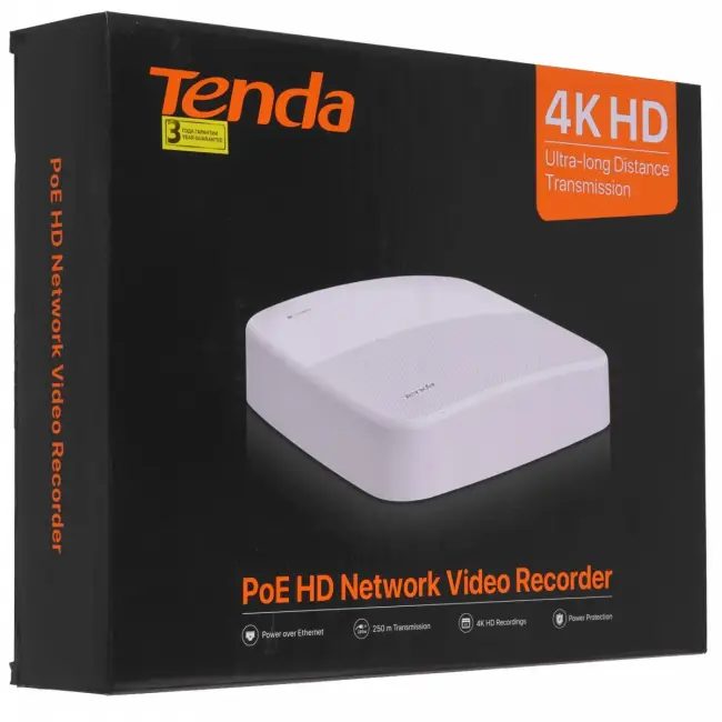 Сетевой видеорегистратор Tenda N6P-4H — для бизнеса и офиса