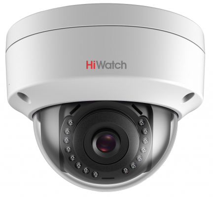 4Мп уличная купольная мини IP-камера с EXIR-подсветкой до 30м HiWatch DS-I452 — для бизнеса и офиса