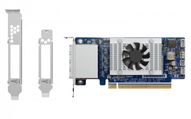 Карта расширения QNAP QXP-1620S-B3616W — для бизнеса и офиса Карта расширения QNAP QXP-1620S-B3616W — для бизнеса и офиса