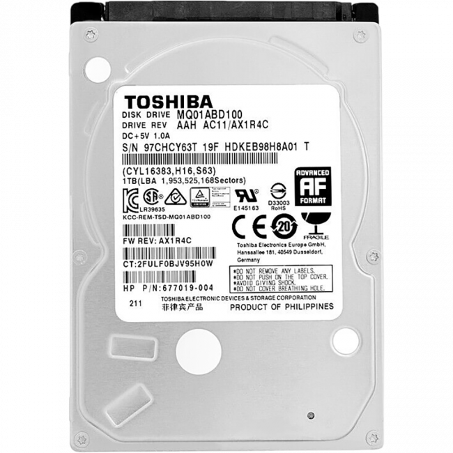Жесткий диск Toshiba MQ01ABD — для бизнеса и офиса