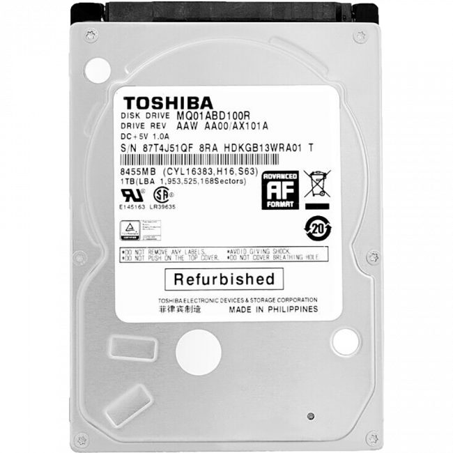 Жесткий диск Toshiba MQ01ABD — для бизнеса и офиса