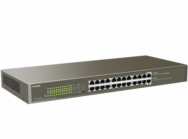 Коммутатор Tenda TEG1124P-24-250W — для бизнеса и офиса