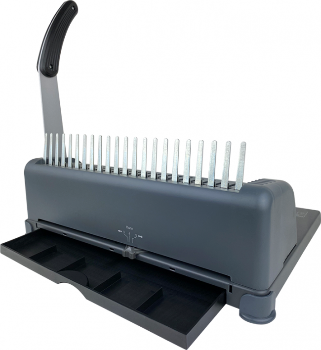 Переплетчик ГЕЛЕОС БП-12 на пластиковую пружину Гелеос БП-12