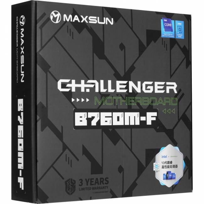 Материнская плата MAXSUN MS-Challenger B760M-F — для бизнеса и офиса