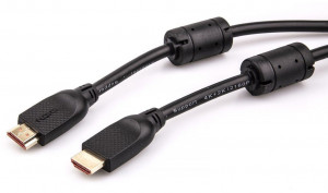 Кабель HDMI 19M/M ver 2.0, 1.8М,2 фильтра, Aopen/Qust <ACG517D-1.8M> VCOM HDMI (m) - HDMI (m) 1.8м