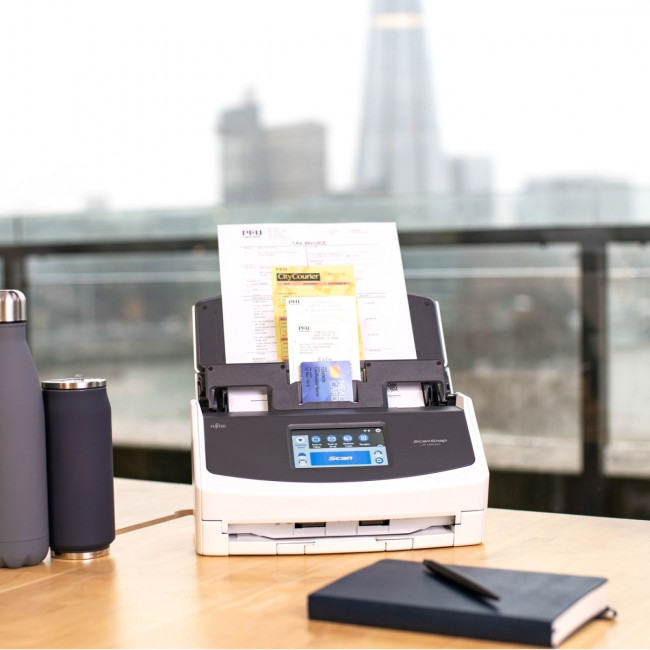 ScanSnap iX1600 Документ сканер А4, двухсторонний, 40 стр/мин, автопод. 50 листов, сенсорный дисплей, Wi-Fi, USB 3.2 Fujitsu ScanSnap iX1600