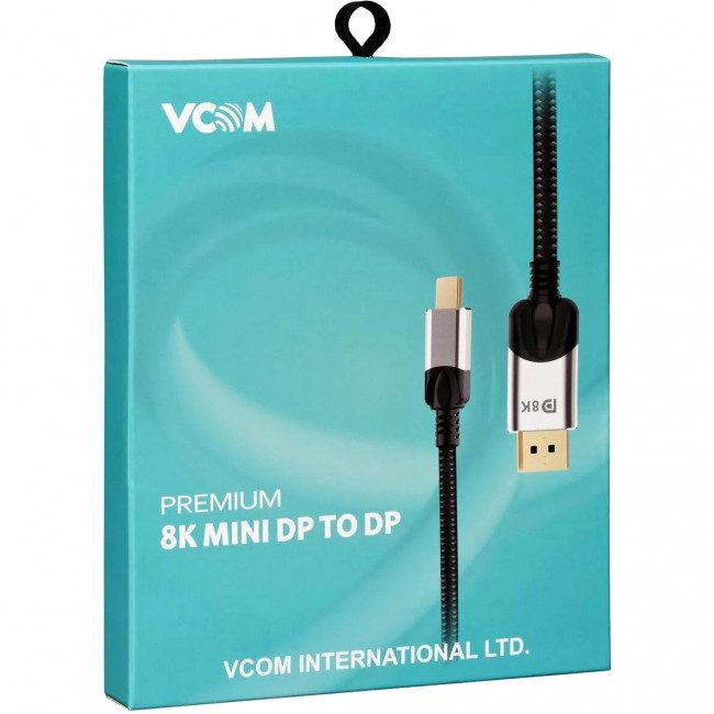 Кабель-переходник Mini DisplayPort M -> Display Port M 1.4V 1,5м VCOM <CG685-1.5M> VCOM CG685-1.5M